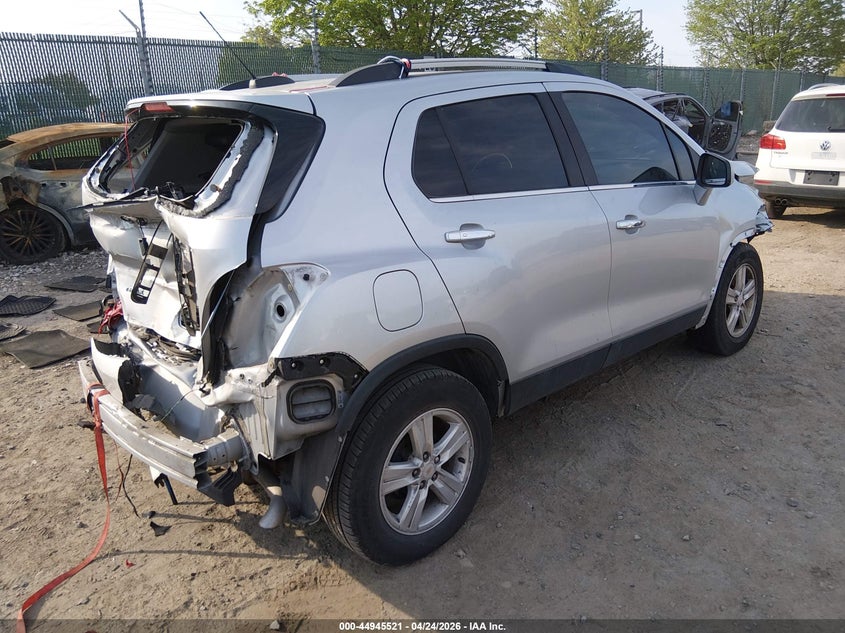 2017 Chevrolet Trax VIN KL7CJLSB4HB193972 IAAI salvage auction — REAR END, Salvage (Texas), sold $575 on 2026-07-24 (photo 4)
