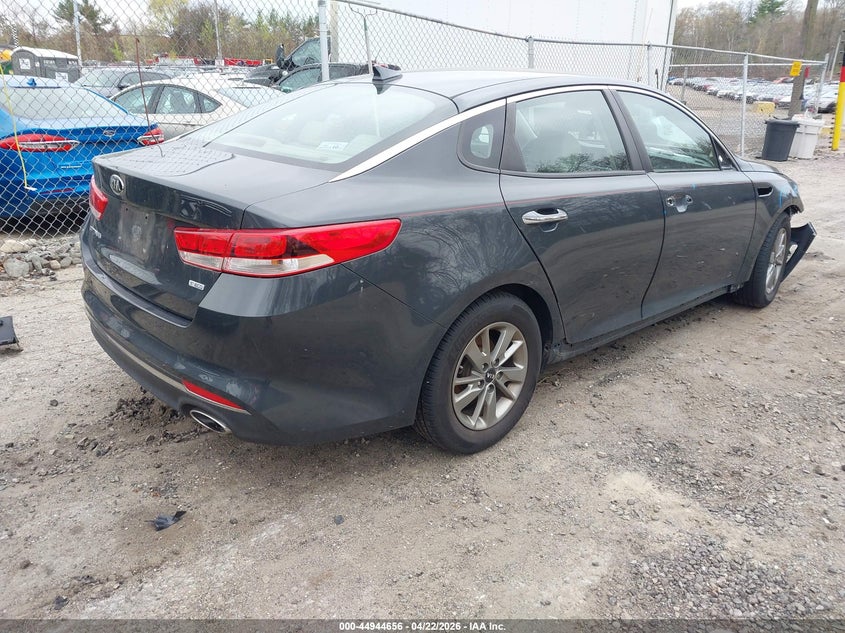 2016 Kia Optima VIN 5XXGT4L12GG034211 IAAI salvage auction — FRONT END, Wait Title, sold $25 on 2026-07-28 (photo 4)
