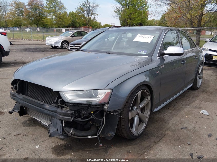 2015 Audi A4 VIN WAUFFAFL3FN018632 IAAI salvage auction — FRONT END, Salvage (New Jersey), sold $2,225 on 2026-08-01 (photo 2)