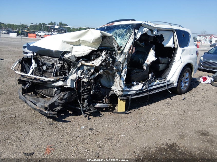 2012 Infiniti Qx56 VIN JN8AZ2NF5C9519911 IAAI salvage auction — LEFT SIDE, Wait Title, sold $25 on 2026-07-22 (photo 2)