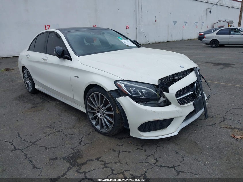 2016 Mercedes-benz C-klasse amg VIN 55SWF6EB9GU126728 IAAI salvage auction — FRONT END, Salvage Title, sold $11,650 on 2026-07-16 (photo 1)