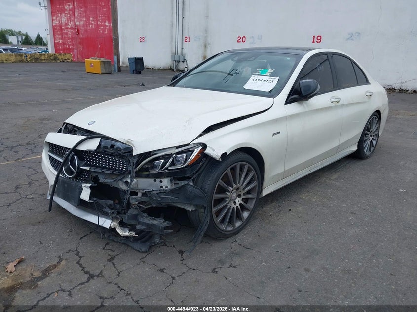 2016 Mercedes-benz C-klasse amg VIN 55SWF6EB9GU126728 IAAI salvage auction — FRONT END, Salvage Title, sold $11,650 on 2026-07-16 (photo 2)