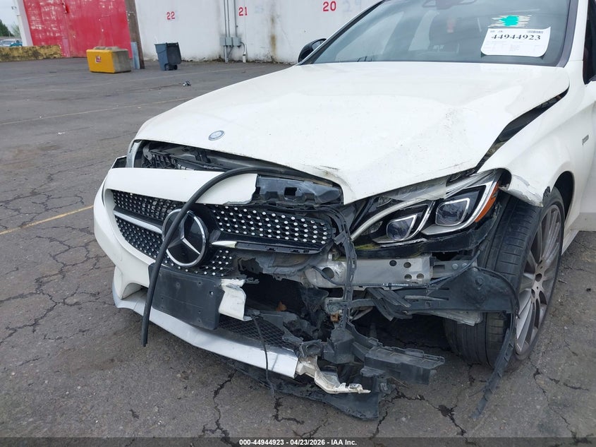 2016 Mercedes-benz C-klasse amg VIN 55SWF6EB9GU126728 IAAI salvage auction — FRONT END, Salvage Title, sold $11,650 on 2026-07-16 (photo 6)