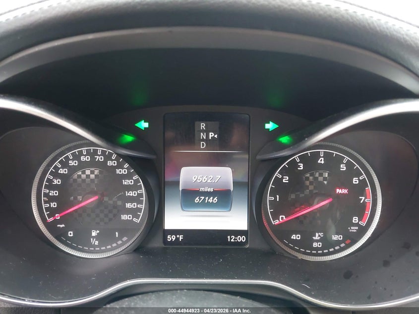 2016 Mercedes-benz C-klasse amg VIN 55SWF6EB9GU126728 IAAI salvage auction — FRONT END, Salvage Title, sold $11,650 on 2026-07-16 (photo 7)