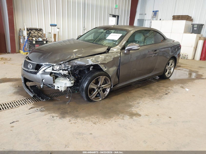 2012 Lexus Is VIN JTHFE2C23C2508796 IAAI salvage auction — FRONT END, Wait Title, sold $250 on 2026-07-06 (photo 2)