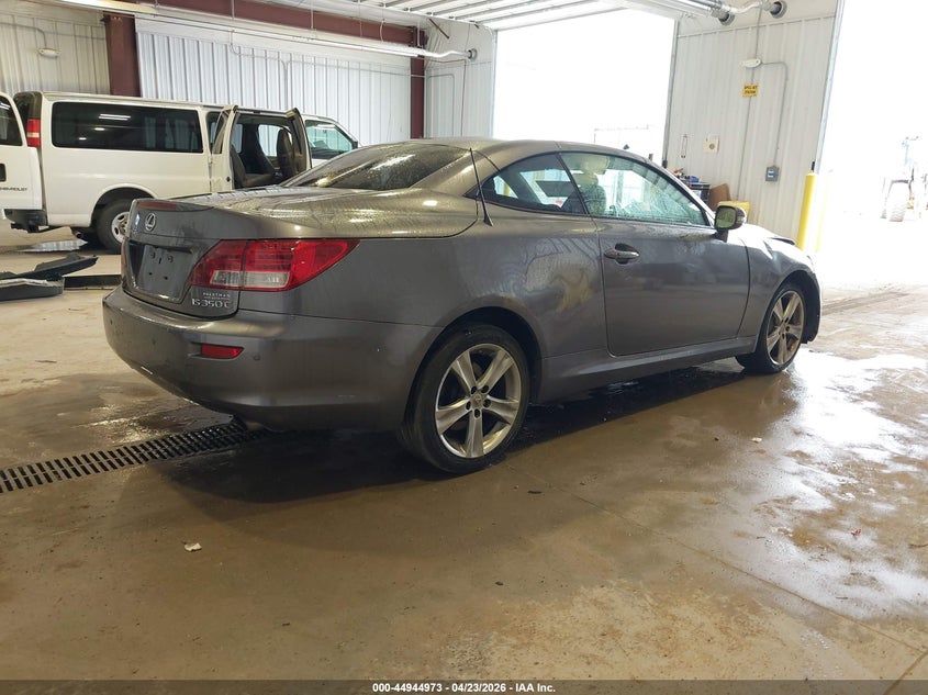 2012 Lexus Is VIN JTHFE2C23C2508796 IAAI salvage auction — FRONT END, Wait Title, sold $250 on 2026-07-06 (photo 4)