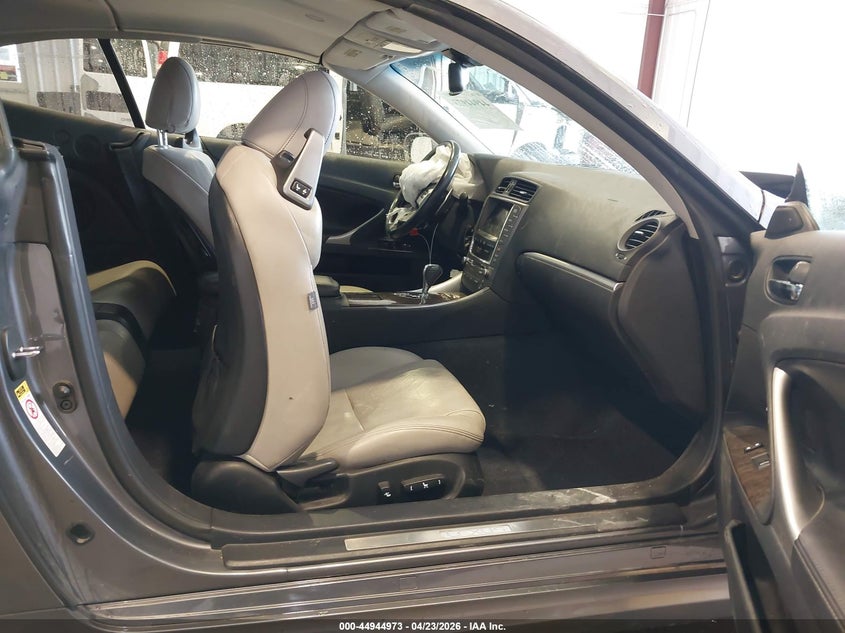 2012 Lexus Is VIN JTHFE2C23C2508796 IAAI salvage auction — FRONT END, Wait Title, sold $250 on 2026-07-06 (photo 5)