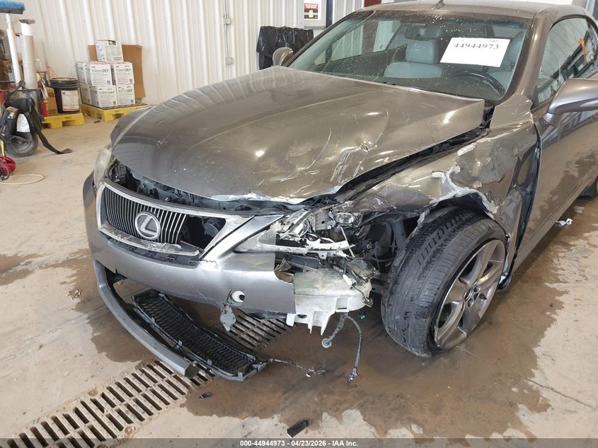 2012 Lexus Is VIN JTHFE2C23C2508796 IAAI salvage auction — FRONT END, Wait Title, sold $250 on 2026-07-06 (photo 6)