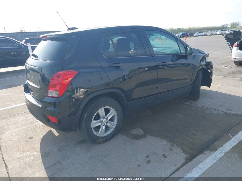 2020 Chevrolet Trax VIN KL7CJKSB6LB091401 IAAI salvage auction — FRONT END, Salvage (Indiana), sold $1,850 on 2026-07-10 (photo 4)