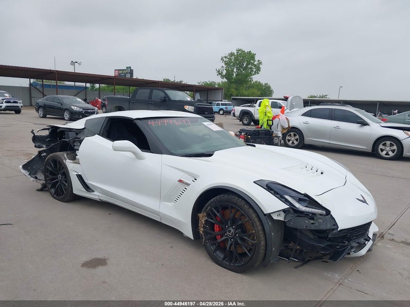 2015 Chevrolet Corvette VIN 1G1YS2D66F5604177 IAAI salvage auction — REAR END, Original (Texas), sold $23,600 on 2026-08-01 (photo 1)