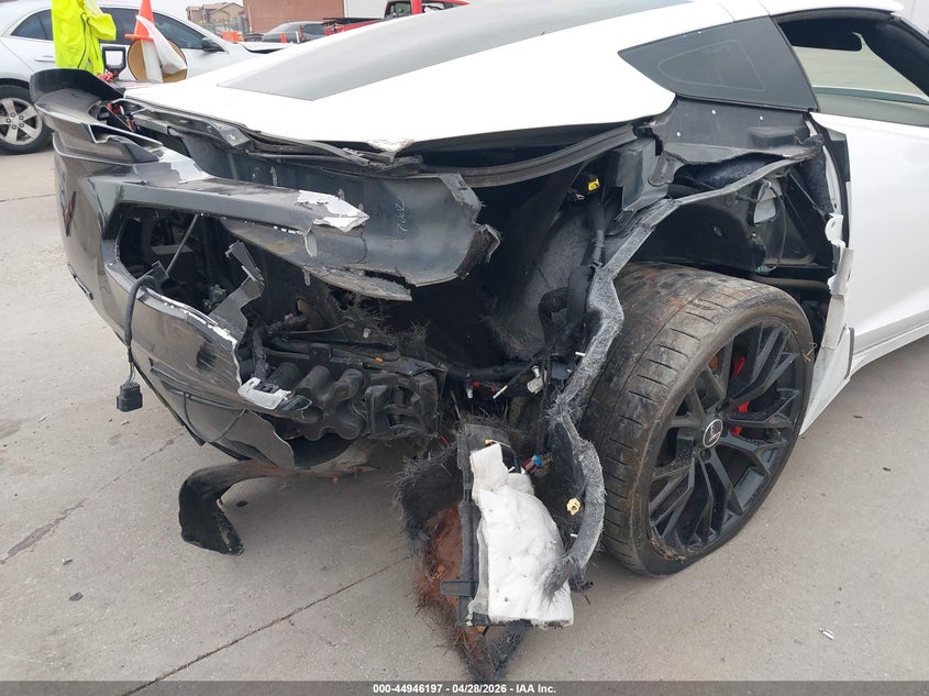 2015 Chevrolet Corvette VIN 1G1YS2D66F5604177 IAAI salvage auction — REAR END, Original (Texas), sold $23,600 on 2026-08-01 (photo 6)