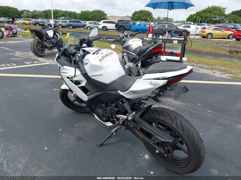 2023 Kawasaki Ex VIN JKAEXKH19PDAJ9415 IAAI salvage auction — FRONT END, Rebuildable (Florida), sold $25 on 2026-07-29 (photo 3)