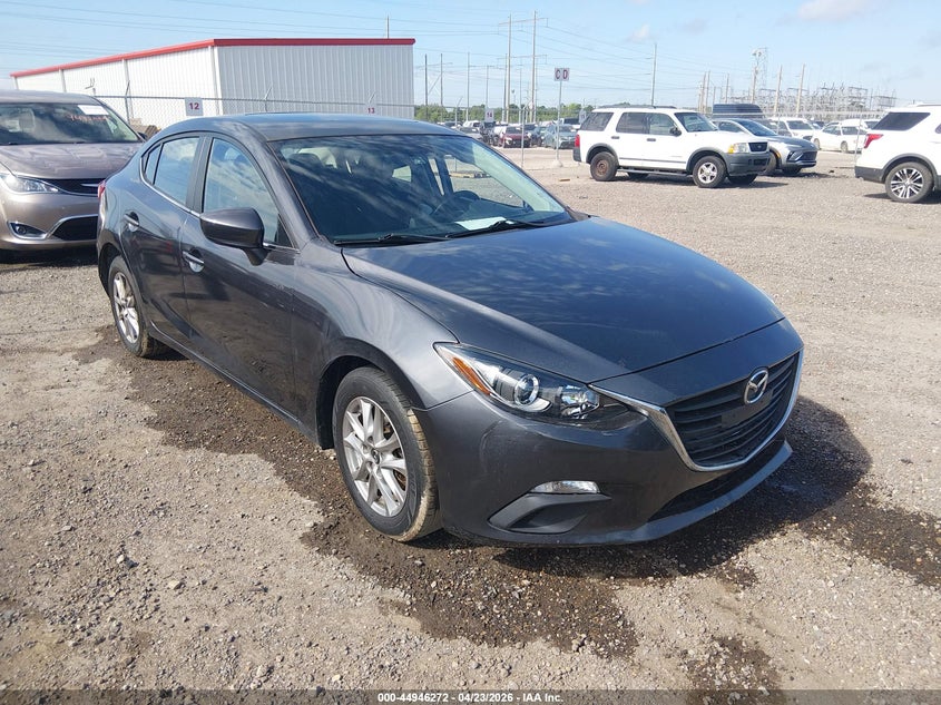 2014 Mazda 3 VIN JM1BM1V70E1212147 IAAI salvage auction — LEFT SIDE, Salvage Title, sold $1,450 on 2026-07-29 (photo 1)