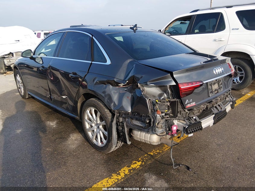 2020 Audi A4 VIN WAUGMAF43LN005359 IAAI salvage auction — REAR END, Original (Texas), sold $6,100 on 2026-07-17 (photo 3)