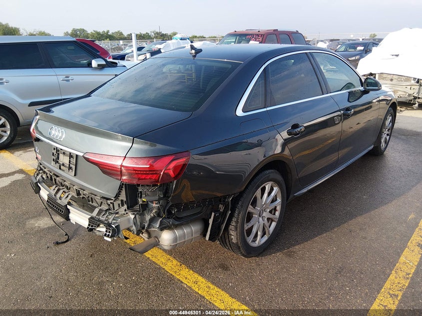 2020 Audi A4 VIN WAUGMAF43LN005359 IAAI salvage auction — REAR END, Original (Texas), sold $6,100 on 2026-07-17 (photo 4)