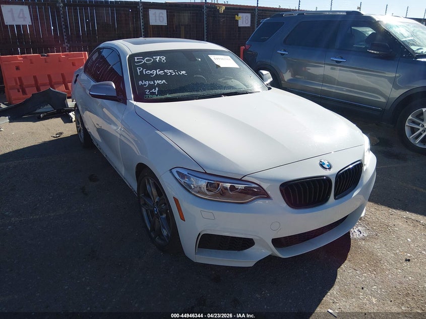 2015 BMW 2er VIN WBA1J7C5XFV289088 IAAI salvage auction — REAR END, Salvage Title, sold $10,550 on 2026-07-24 (photo 1)