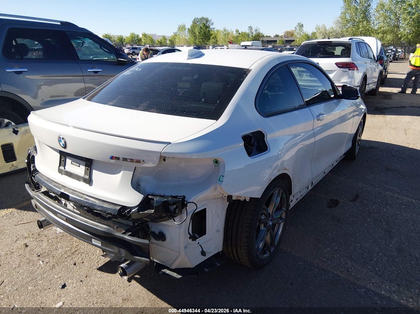 2015 BMW 2er VIN WBA1J7C5XFV289088 IAAI salvage auction — REAR END, Salvage Title, sold $10,550 on 2026-07-24 (photo 4)