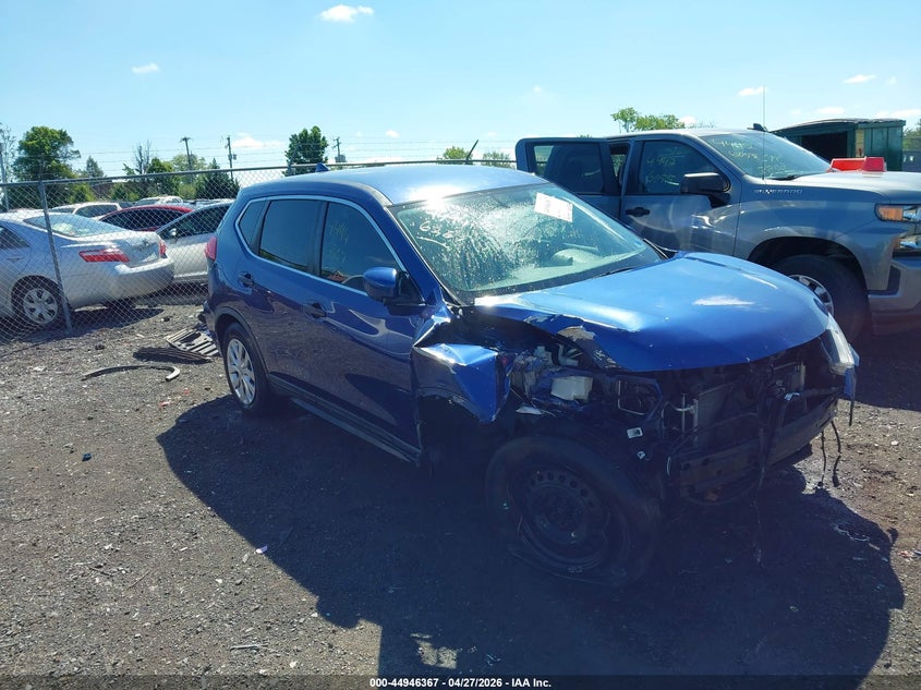 2017 Nissan Rogue VIN KNMAT2MV1HP595862 IAAI salvage auction — FRONT END, Salvage Title, sold $775 on 2026-07-14 (photo 1)