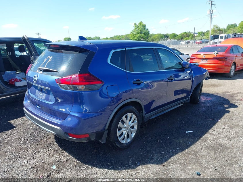 2017 Nissan Rogue VIN KNMAT2MV1HP595862 IAAI salvage auction — FRONT END, Salvage Title, sold $775 on 2026-07-14 (photo 4)
