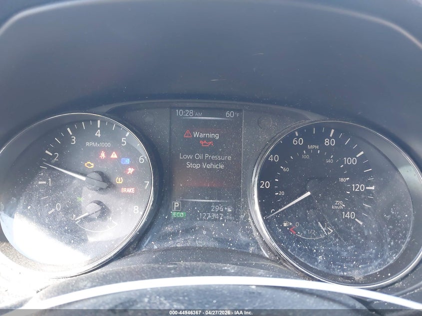 2017 Nissan Rogue VIN KNMAT2MV1HP595862 IAAI salvage auction — FRONT END, Salvage Title, sold $775 on 2026-07-14 (photo 7)
