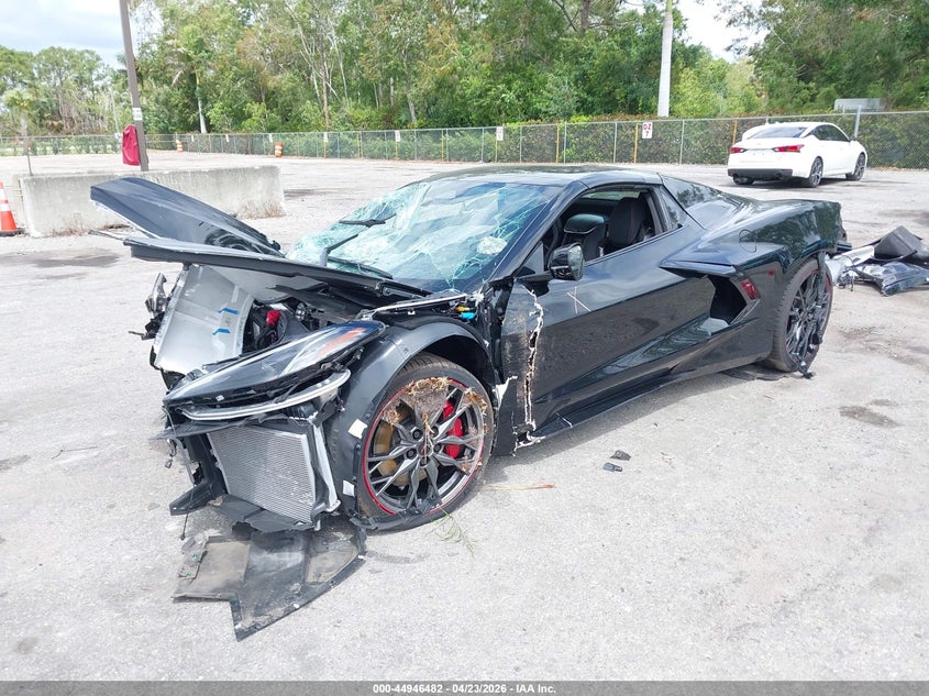 2026 Chevrolet Corvette VIN 1G1YC3D43T5105947 IAAI salvage auction — FRONT END, Salvage (Arizona), sold $17,450 on 2026-07-29 (photo 2)