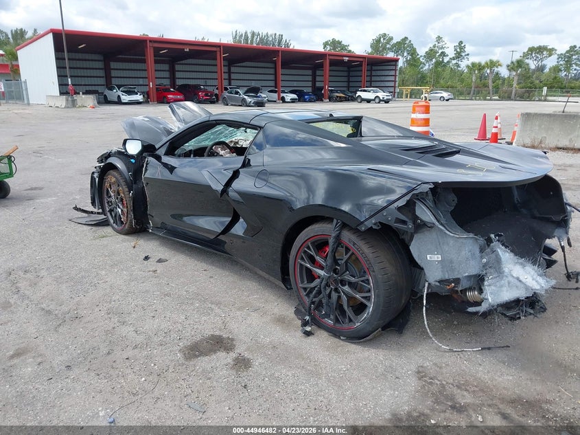 2026 Chevrolet Corvette VIN 1G1YC3D43T5105947 IAAI salvage auction — FRONT END, Salvage (Arizona), sold $17,450 on 2026-07-29 (photo 3)