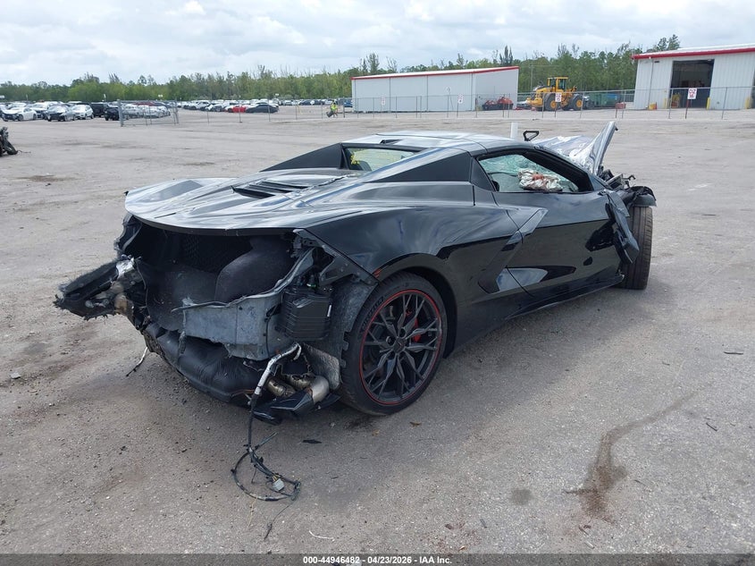 2026 Chevrolet Corvette VIN 1G1YC3D43T5105947 IAAI salvage auction — FRONT END, Salvage (Arizona), sold $17,450 on 2026-07-29 (photo 4)
