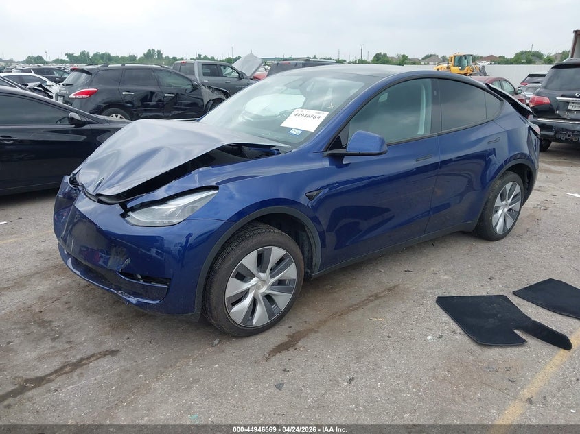 2023 Tesla Model y VIN 7SAYGDEE4PA179293 IAAI salvage auction — FRONT END, Original (Texas), sold $9,000 on 2026-07-23 (photo 2)