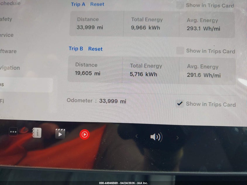2023 Tesla Model y VIN 7SAYGDEE4PA179293 IAAI salvage auction — FRONT END, Original (Texas), sold $9,000 on 2026-07-23 (photo 7)