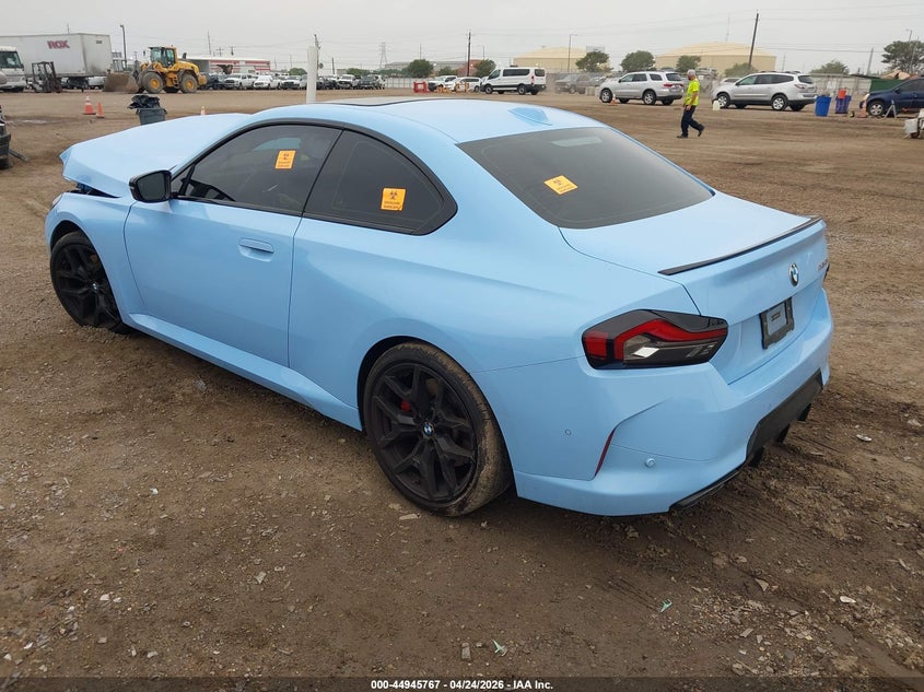 2025 BMW 2er VIN 3MW43CM09S8F42885 IAAI salvage auction — FRONT END, Salvage (Texas), sold $15,100 on 2026-07-22 (photo 3)