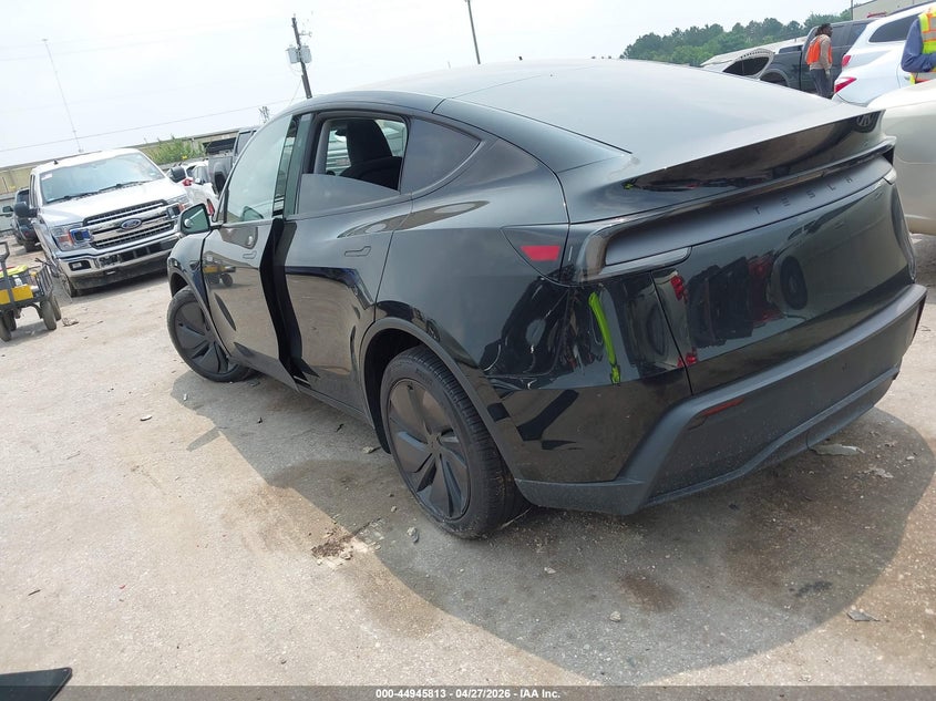 2026 Tesla Model y VIN 7SAYGDED7TA495045 IAAI salvage auction — RIGHT FRONT, Original (Texas), sold $17,350 on 2026-07-23 (photo 3)