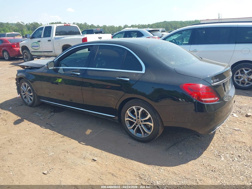 2018 Mercedes-benz C-klasse VIN WDDWF4JB4JR389986 IAAI salvage auction — FRONT END, Salvage Title, sold $5,600 on 2026-07-12 (photo 3)