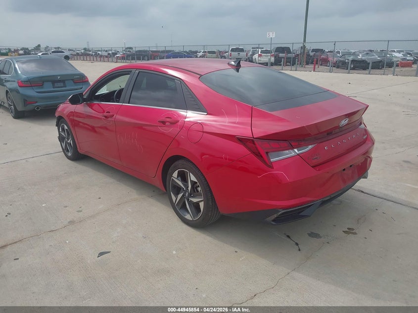 2021 Hyundai Elantra VIN 5NPLP4AG5MH026159 IAAI salvage auction — FRONT END, Salvage Title, sold $4,350 on 2026-07-31 (photo 3)