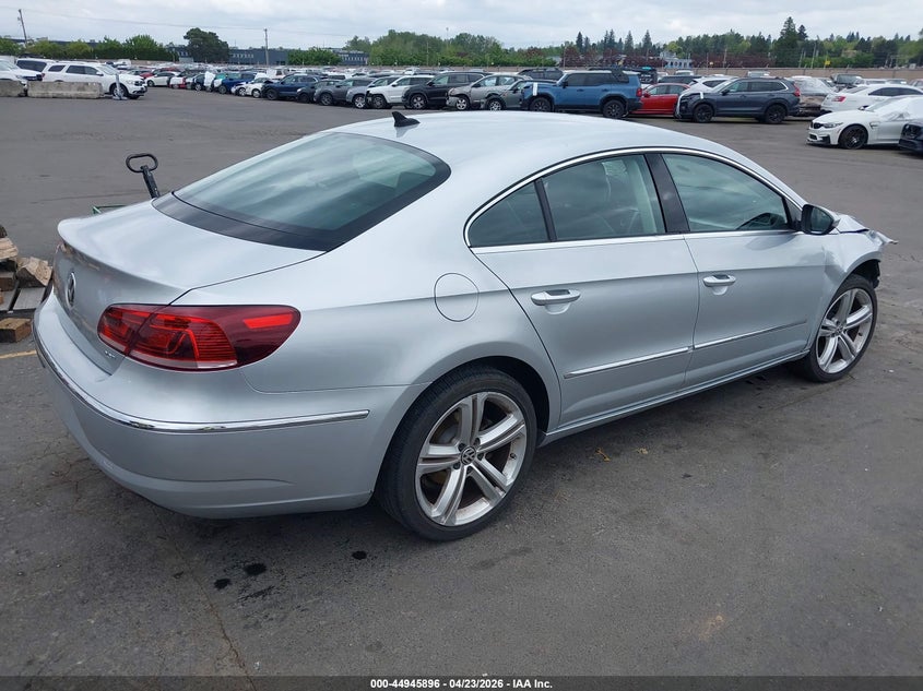2013 Volkswagen Passat cc VIN WVWBP7AN6DE500969 IAAI salvage auction — SIDE, Salvage Title, sold $625 on 2026-07-16 (photo 4)