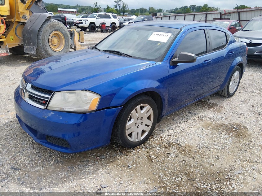 2013 Dodge Avenger VIN 1C3CDZAB0DN653317 IAAI salvage auction — LEFT FRONT, Salvage (Arkansas), sold $125 on 2026-07-09 (photo 2)