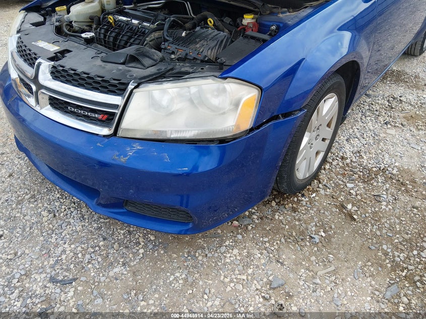 2013 Dodge Avenger VIN 1C3CDZAB0DN653317 IAAI salvage auction — LEFT FRONT, Salvage (Arkansas), sold $125 on 2026-07-09 (photo 6)