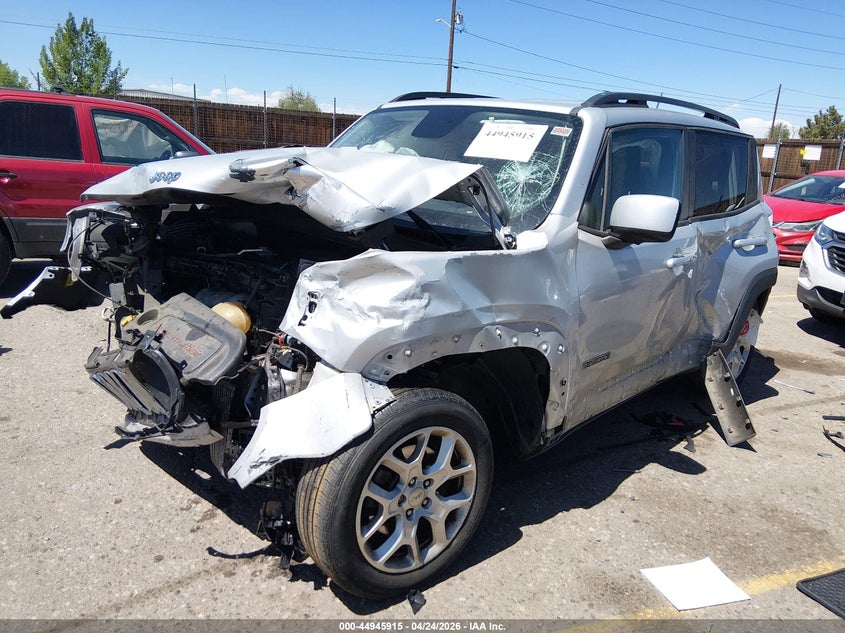 2017 Jeep Renegade VIN ZACCJBBB3HPF40811 IAAI salvage auction — FRONT & REAR, Salvage (Colorado), sold $575 on 2026-08-04 (photo 2)