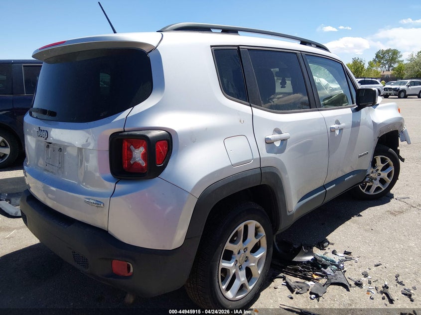 2017 Jeep Renegade VIN ZACCJBBB3HPF40811 IAAI salvage auction — FRONT & REAR, Salvage (Colorado), sold $575 on 2026-08-04 (photo 4)