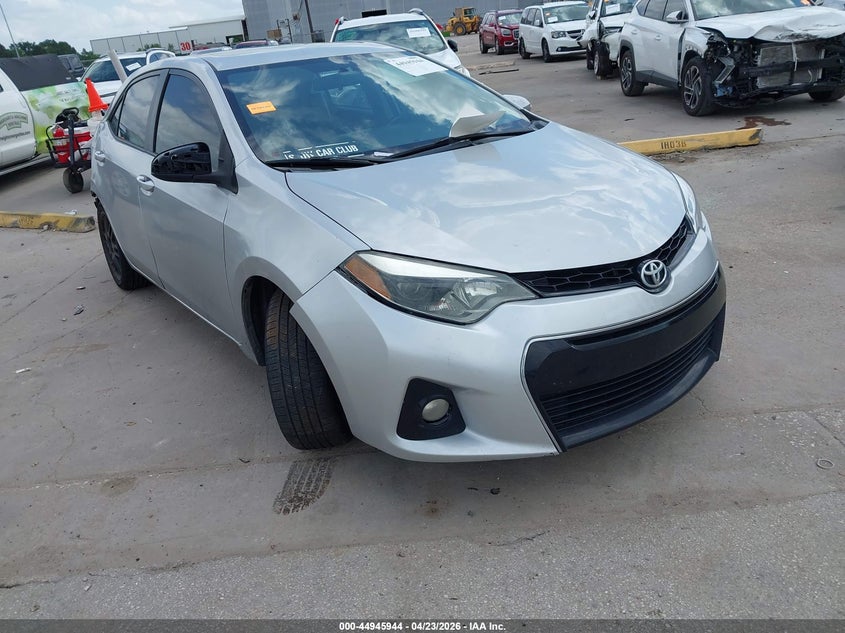 2015 Toyota Corolla VIN 5YFBURHE0FP181553 IAAI salvage auction — LEFT REAR, Salvage (Texas), sold $1,200 on 2026-07-30 (photo 1)