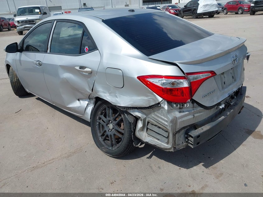 2015 Toyota Corolla VIN 5YFBURHE0FP181553 IAAI salvage auction — LEFT REAR, Salvage (Texas), sold $1,200 on 2026-07-30 (photo 3)