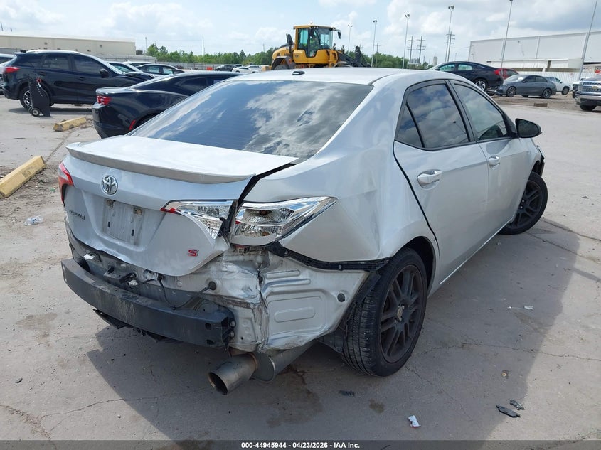 2015 Toyota Corolla VIN 5YFBURHE0FP181553 IAAI salvage auction — LEFT REAR, Salvage (Texas), sold $1,200 on 2026-07-30 (photo 4)