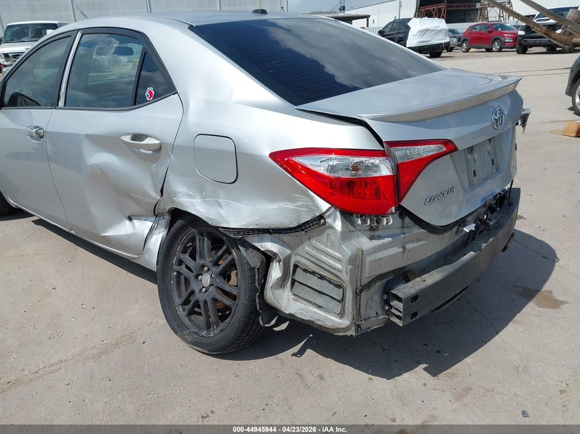 2015 Toyota Corolla VIN 5YFBURHE0FP181553 IAAI salvage auction — LEFT REAR, Salvage (Texas), sold $1,200 on 2026-07-30 (photo 6)