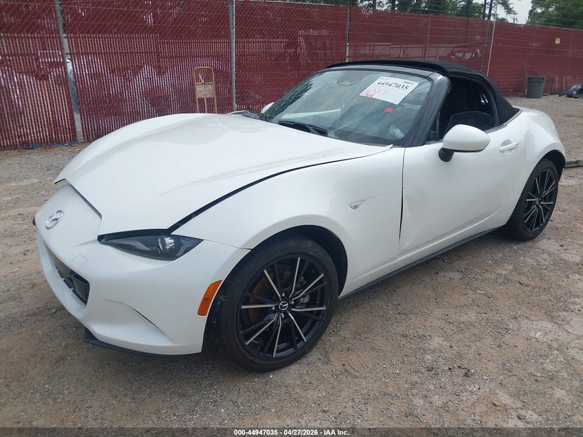 2024 Mazda Mx-5 VIN JM1NDAD76R0606097 IAAI salvage auction — LEFT & RIGHT, Original (Texas), sold $2,525 on 2026-07-16 (photo 2)