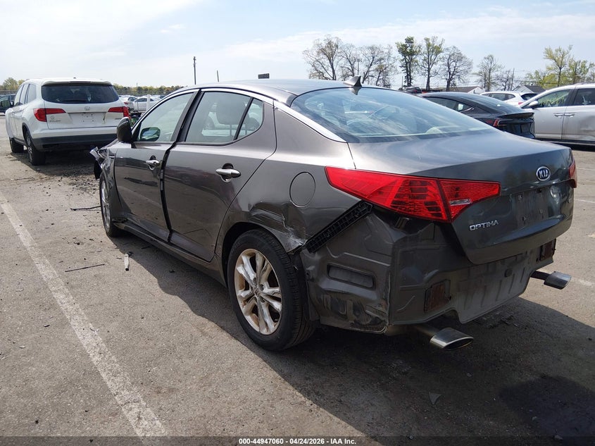2012 Kia Optima VIN 5XXGM4A75CG056573 IAAI salvage auction — REAR END, Salvage (New Jersey), sold $25 on 2026-07-30 (photo 3)