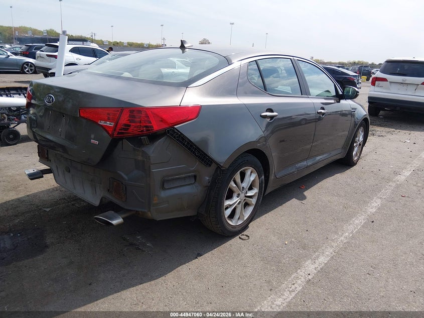 2012 Kia Optima VIN 5XXGM4A75CG056573 IAAI salvage auction — REAR END, Salvage (New Jersey), sold $25 on 2026-07-30 (photo 4)
