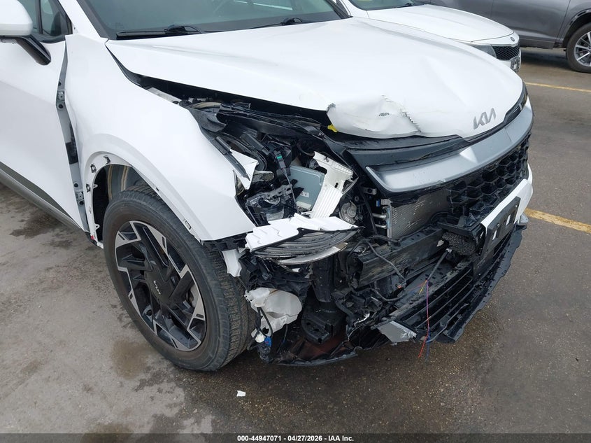 2023 Kia Sportage VIN 5XYK5CAF4PG013272 IAAI salvage auction — RIGHT FRONT, Original (Texas), sold $8,300 on 2026-07-16 (photo 6)