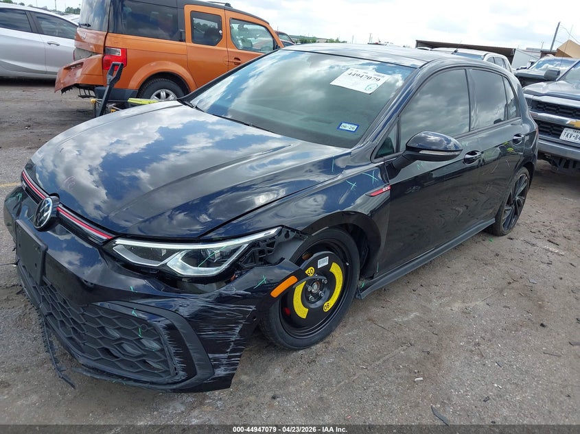 2023 Volkswagen Golf gti VIN WVWWA7CD1PW211388 IAAI salvage auction — FRONT END, Original (Texas), sold $13,000 on 2026-07-15 (photo 2)