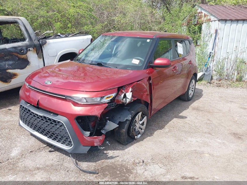 2021 Kia Soul VIN KNDJ23AU3M7741516 IAAI salvage auction — LEFT FRONT, Salvage (Ohio), sold $1,900 on 2026-07-28 (photo 2)