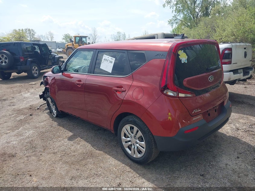 2021 Kia Soul VIN KNDJ23AU3M7741516 IAAI salvage auction — LEFT FRONT, Salvage (Ohio), sold $1,900 on 2026-07-28 (photo 3)