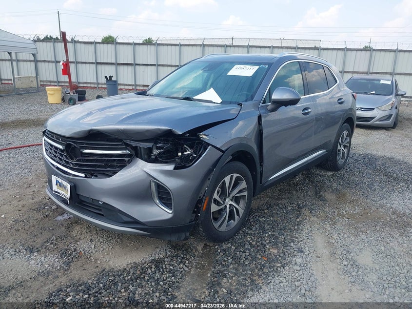 2021 Buick Envision VIN LRBFZNR40MD140467 IAAI salvage auction — FRONT END, Wait Title, sold $4,800 on 2026-07-27 (photo 2)